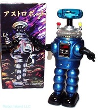 Lost in Space Robot Tin Toy Windup YM-3 Blue Edition