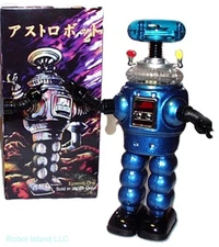 Lost in Space Robot Tin Toy Windup YM-3 Blue Edition