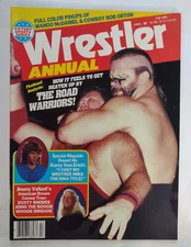 Wrestler Annual Fall 1985 Magazine Road Warriors Wahoo McDaniel Bob Orton WWF