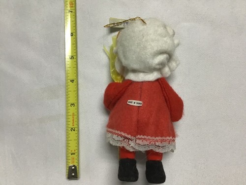 Felt Cat Kitten Christmas Ornament w/ Eye Glasses Broom - Picture 2 of 3