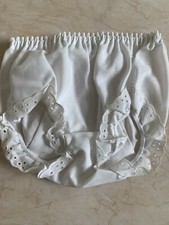 vintage double seat panty diaper cover / bloomer baby girls toddler size 1 NOS