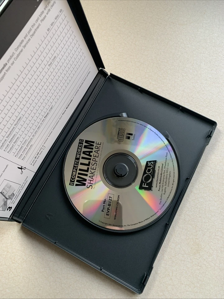 The Complete Works Of William Shakespeare - PC CD Rom - GCSE Revision tool - Image 4 of 4