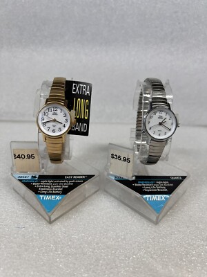 Women\'s Easy Reader Watch Silver Gold Easy Reader® 25mm Expansion Band - T2P298 | Timex US main image 2