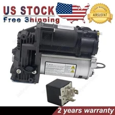 Air Ride Suspension Compressor Pump w/ Relay For Mercedes GL ML Class GL450 ML63