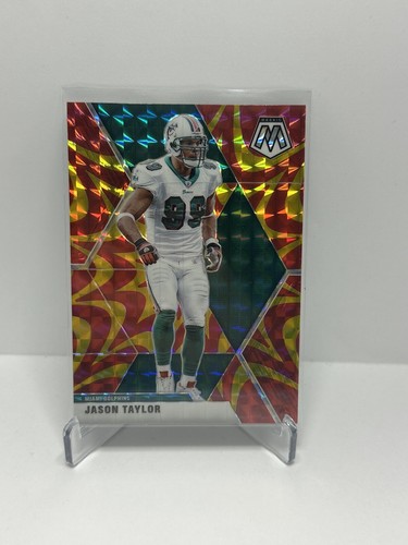2020 PANINI MOSAIC ORANGE REACTIVE - JASON TAYLOR #126 MIAMI DOLPHINS