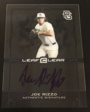 2015 Leaf Clear JOE RIZZO Rookie AUTO! 