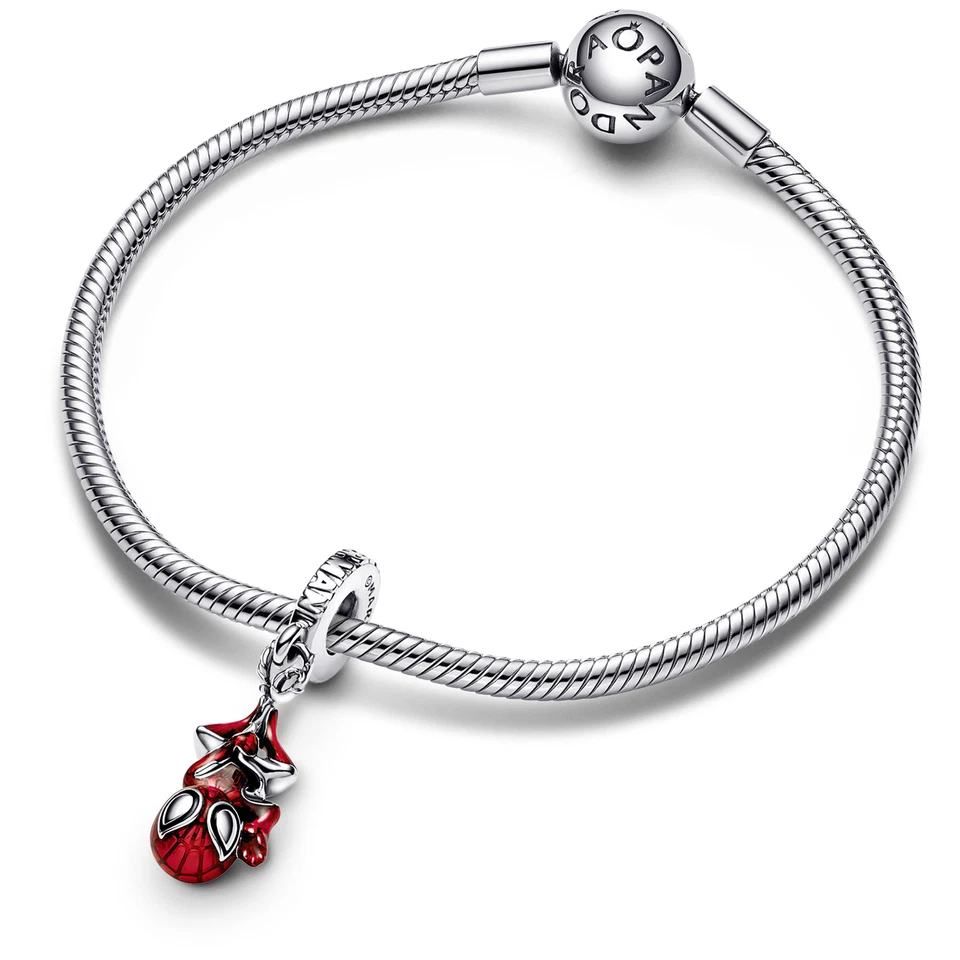 PANDORA Schmuck Charm Anhänger Hängender Spiderman 792323C01 - Bild 3 von 4