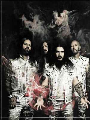 Machine Head Robb Flynn 2018 group pin-up photo print