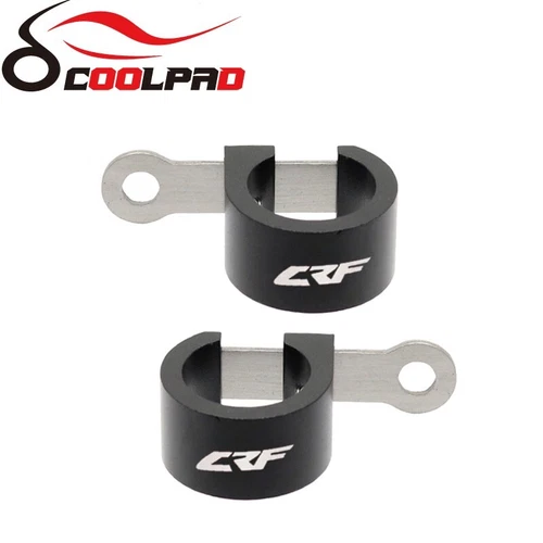 Par de guías inferiores de manguera de freno delantero para HONDA CRF 250L/250RL CRF300L CRF250RL - Imagen 4 de 11