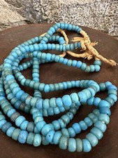 Ethiopian Blue Turquoise Padre Beads Antique Venetian Trade Beads