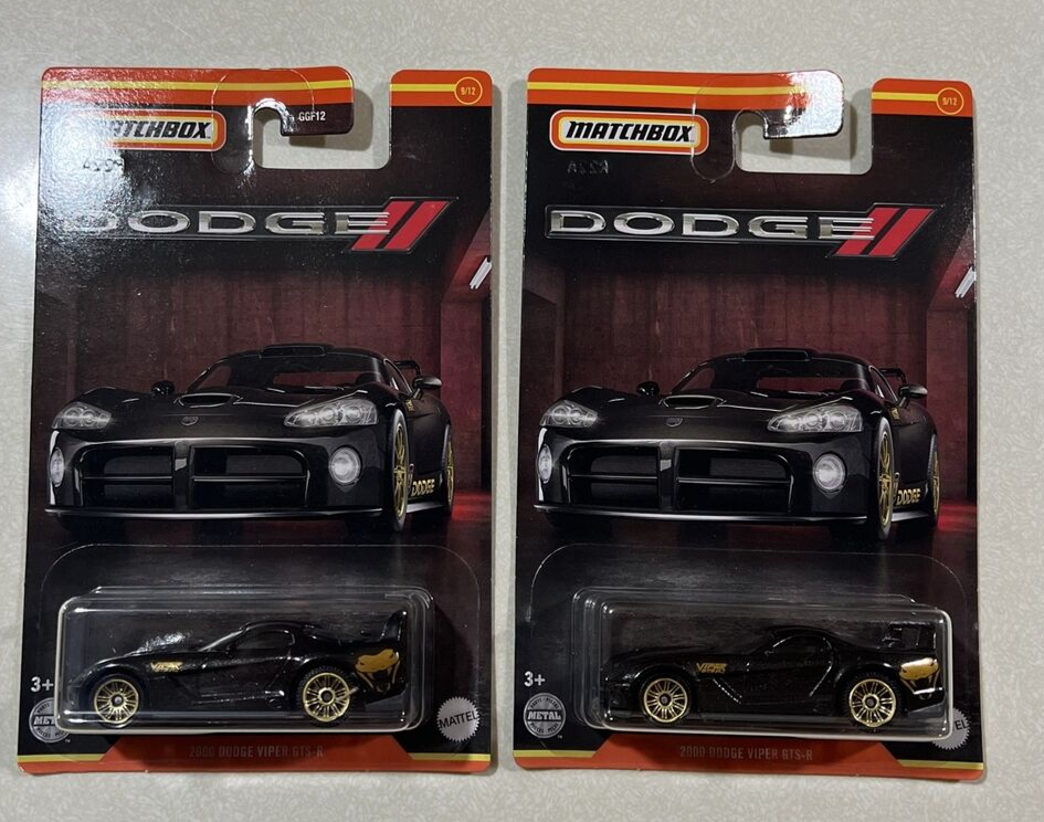 NEW 2022 Matchbox Dodge Series #9 2000 Dodge Viper GTS-R LOT 2
