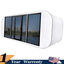 20 ft x 7.4 ft Tiny House Pod House Cabin Prefab House Outdoor Living & Working