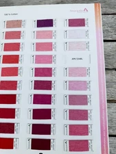 Spinning Mills Fabric Melange Color Reference Book Card Fashion Industry Swatch