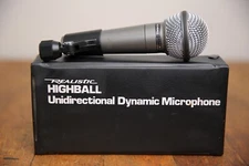 Vintage Realistic Highball Dynamic Microphone Recording Mic w/ Box Case WORKS