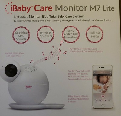 Ibaby Care M7 Lite 1080p Smart Wi Fi Enabled Baby Monitor With Speakers White 866519000463 Ebay