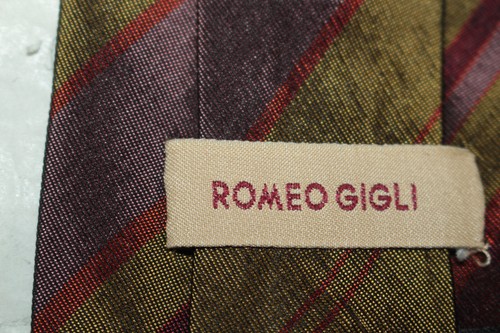 ROMEO GIGLI Silk tie Made in Italy F72575 - Picture 4 of 4