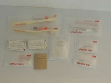 Lot Of  Hotel Travel Size Toiletries Lotion Soap Shampoo Conditioner DENTAL KIT