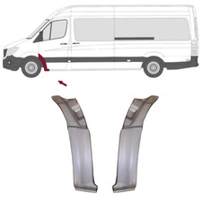Reparaturblech Kotflügel L + R Vorne für Mercedes Sprinter VW Crafter 2006-