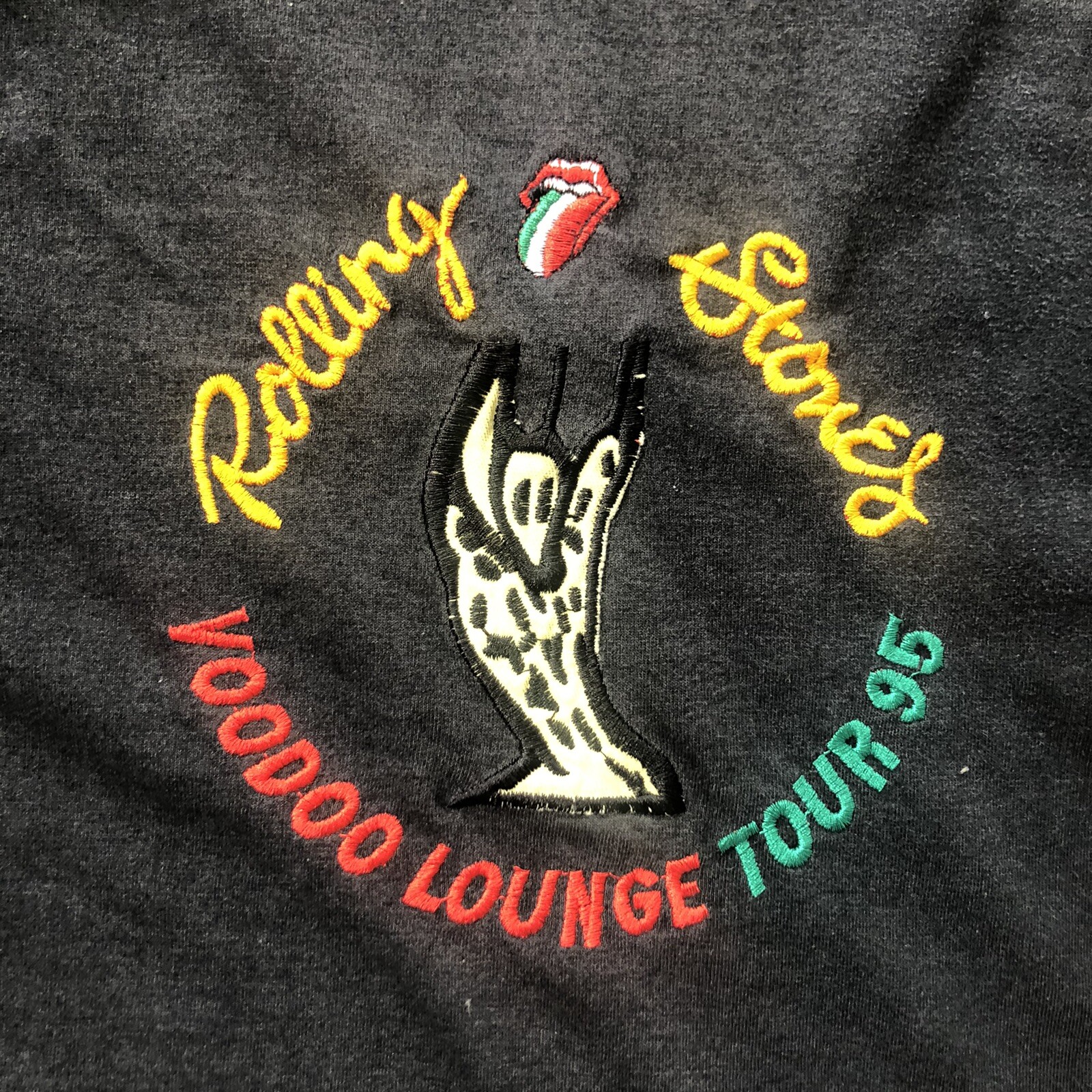 ROLLING STONES Vintage Rare Voodoo Lounge Tour T Shir… - Gem ROLLING STONES Vintage Rare Voodoo Lounge Tour T Shir… - Gem