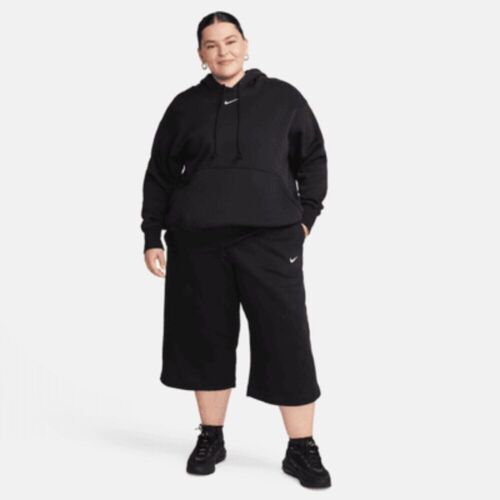 Nike 2X Sweatpant Cropped Wide Leg High Waist Sportswear Phoenix Fleece $70 New - Picture 2 of 8