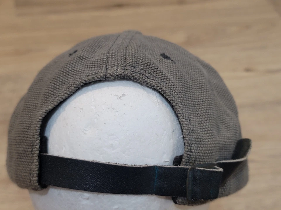 Gorra gorra gris vintage correa de cuero ajustable tenis abierto EE. UU. '96 aguja americana Foto 4 de 4