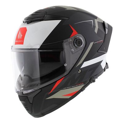 MT Thunder 4 SV full face helmet Exeo matte black red