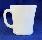 Vintage FIRE-KING Anchor Hocking White Milk Glass Coffee Cup Mug D handle