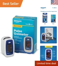 Versatile Pulse Oximeter: Accurate Readings, Lanyard, and Batteries Included