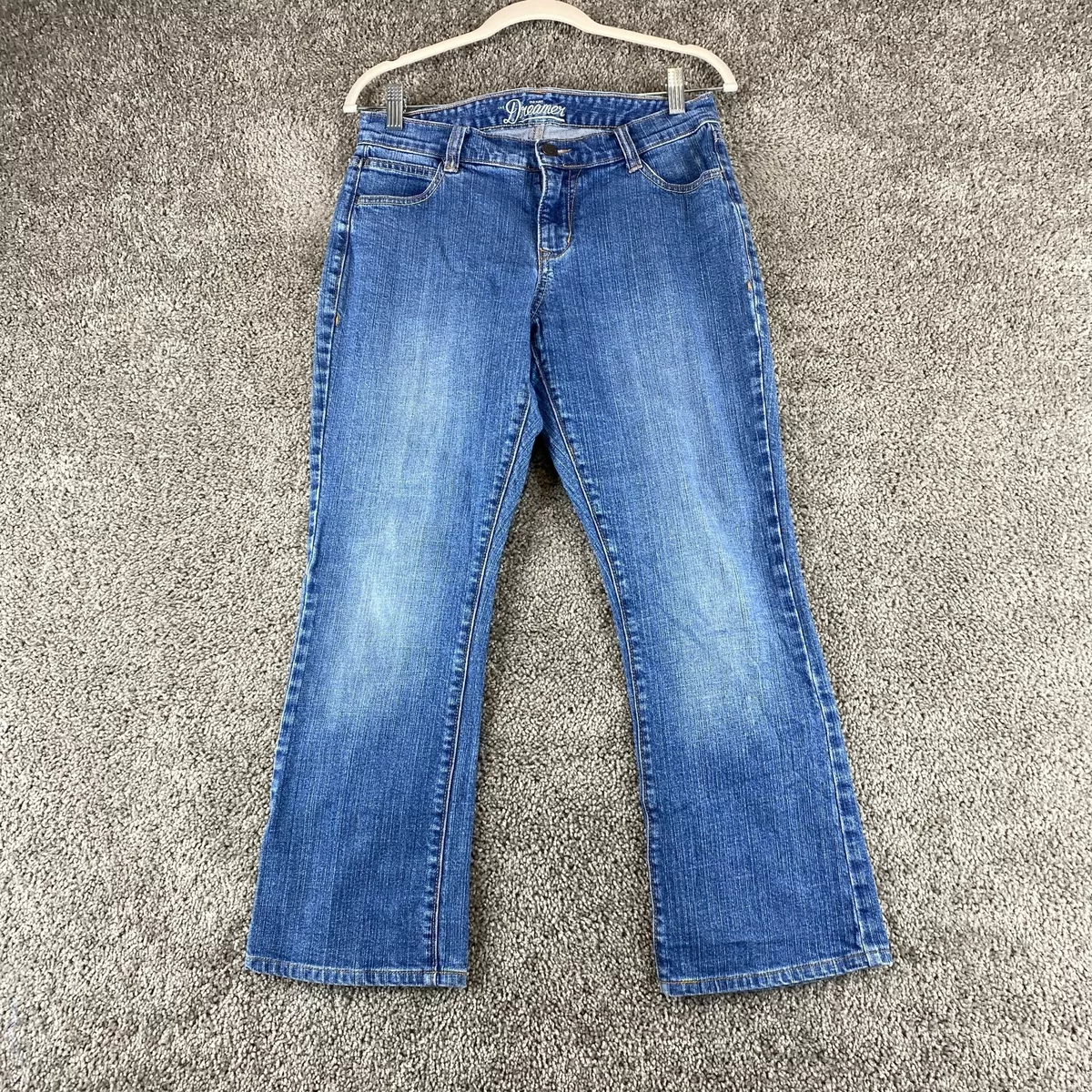 Old Navy The Dreamer Bootcut Jeans Women s 6 REG Blue 5 Pocket Low Rise