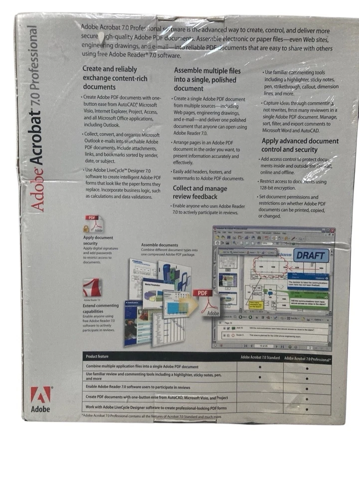 Adobe Acrobat 7.0 Professional - Windows Sealed NEW - Image 2 of 3