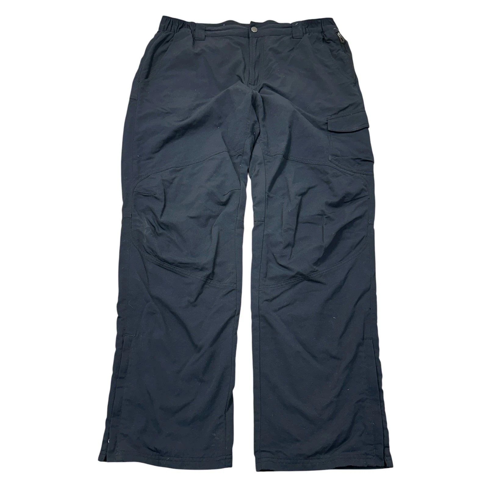 Columbia Trousers Pants Walking Hiking Thick Liner Omni Shield Black Mens 38