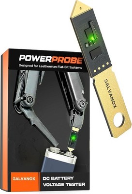 Galvanox Batteriespannungsprüfer für Leatherman Multitools (