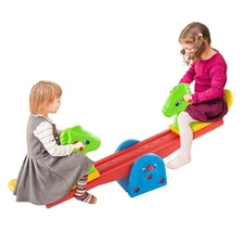 Teeter Totter Seesaw Indoor Outdoor Kids Toddlers Rocking Toy 2 - 4 Yrs