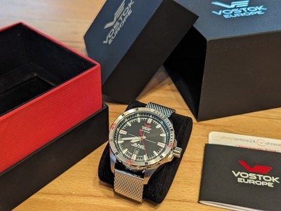 Vostok Europe Almaz Space Station Automatic Herren Armbanduhr Limitiert