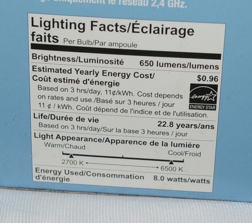 Feit Electric Smart Wifi Bulb Led 65W Color Changing Tunable White Set of 3 - Picture 2 of 9