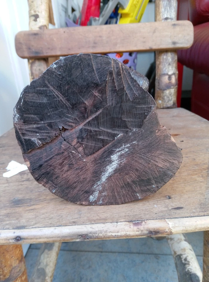 Statue En Bois Africaine Ancienne - Photo 4/4