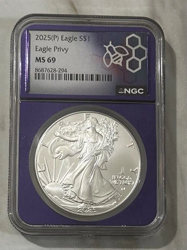 2025 1 oz ASE NGC MS 69 Eagle Privy