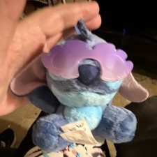 Disney Stitch Plush Keychain w/ Metal Key Ring - Disney Franchise