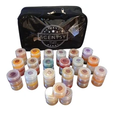 Scentsy Consultant Carrying Case Storage Bag Holds 57 Jars of Wax Samples READ