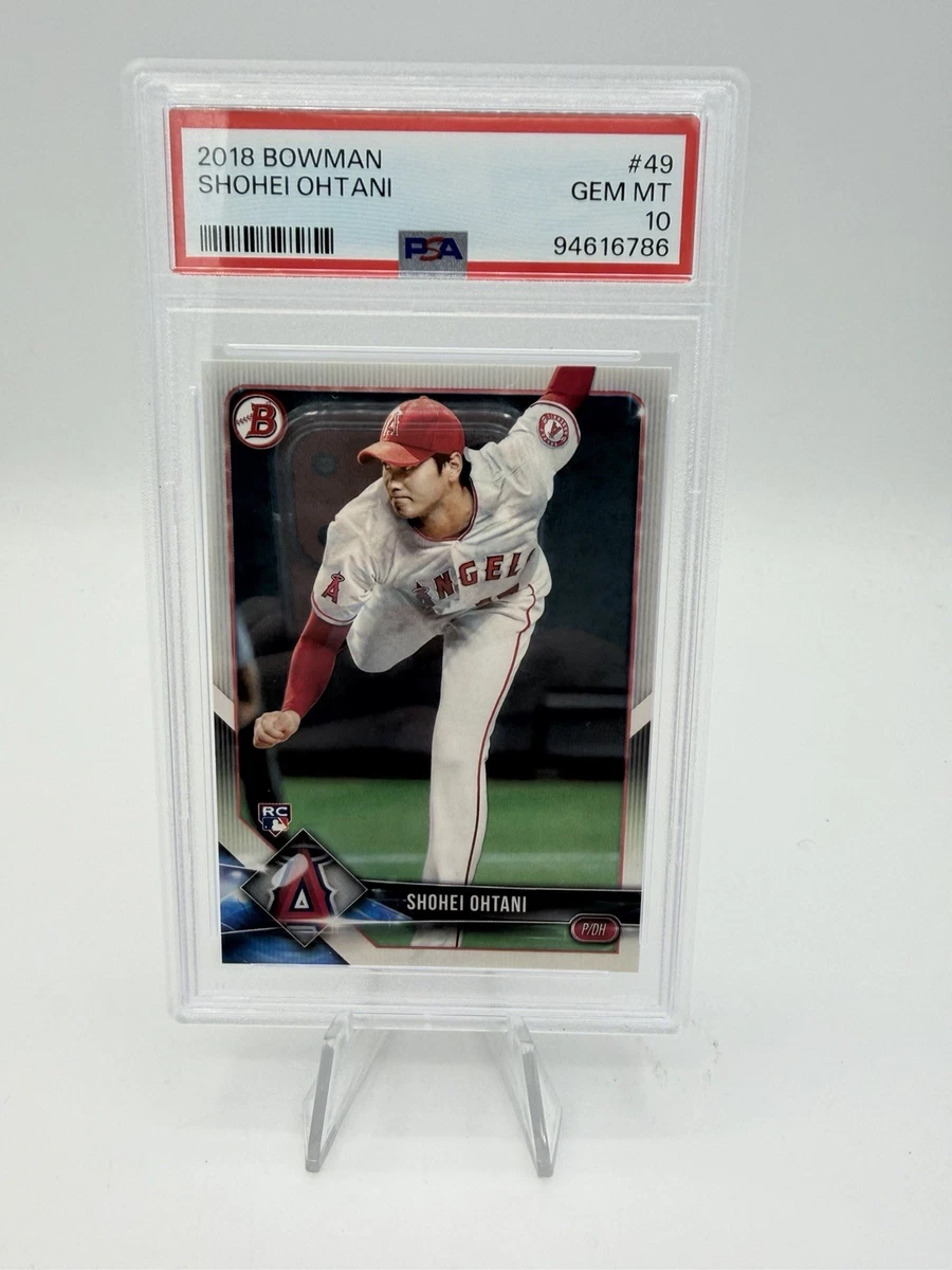 Bowman Shohei Ohtani Baseball 2018 Season Sports Trading Cards