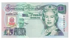 GIBRALTAR GIBRALTAR 5 POUNDS YEAR 1995 LOW NUMBER PICK P25a UNC - FDS