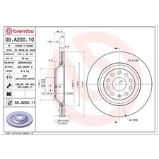 2x Bremsscheibe hinten für VW EOS 1F7 Golf 5 1K1 6 5K1 517 7 5G1 BA5 8 | 262331