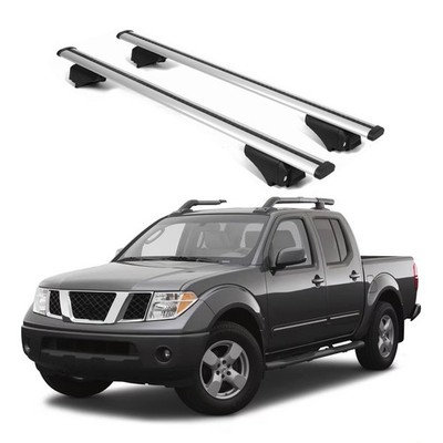 ERKUL Roof Rack Cross Bars for Nissan Frontier 2005-2021 for Raised Rails-Silver