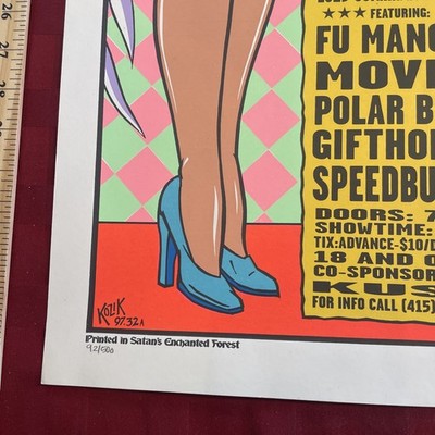 FRANK KOZIK - MAN'S RUIN RECORDS SHOWCASE - S&N POSTER - UNCUT | eBay