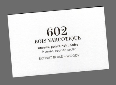 Werbekarte - Advertising Card - 602 von Bon Parfumeur beidseitig