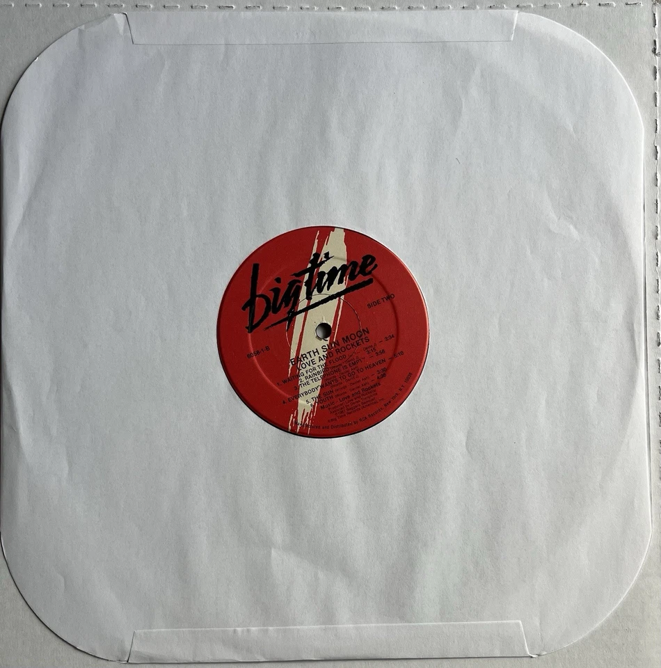 Love and Rockets - Earth Sun Moon Vinyl LP Big Time Records 1987 White Cover - Image 2 of 4