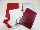 Cartier Panthere Note book White & Red VIP Gift 2pcs set with Box & Ribbon  New