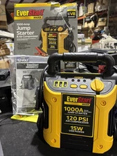 #EverStart Maxx 1000 Peak Amp Jump Starter with 120 PSI Compressor, Pivoting LED