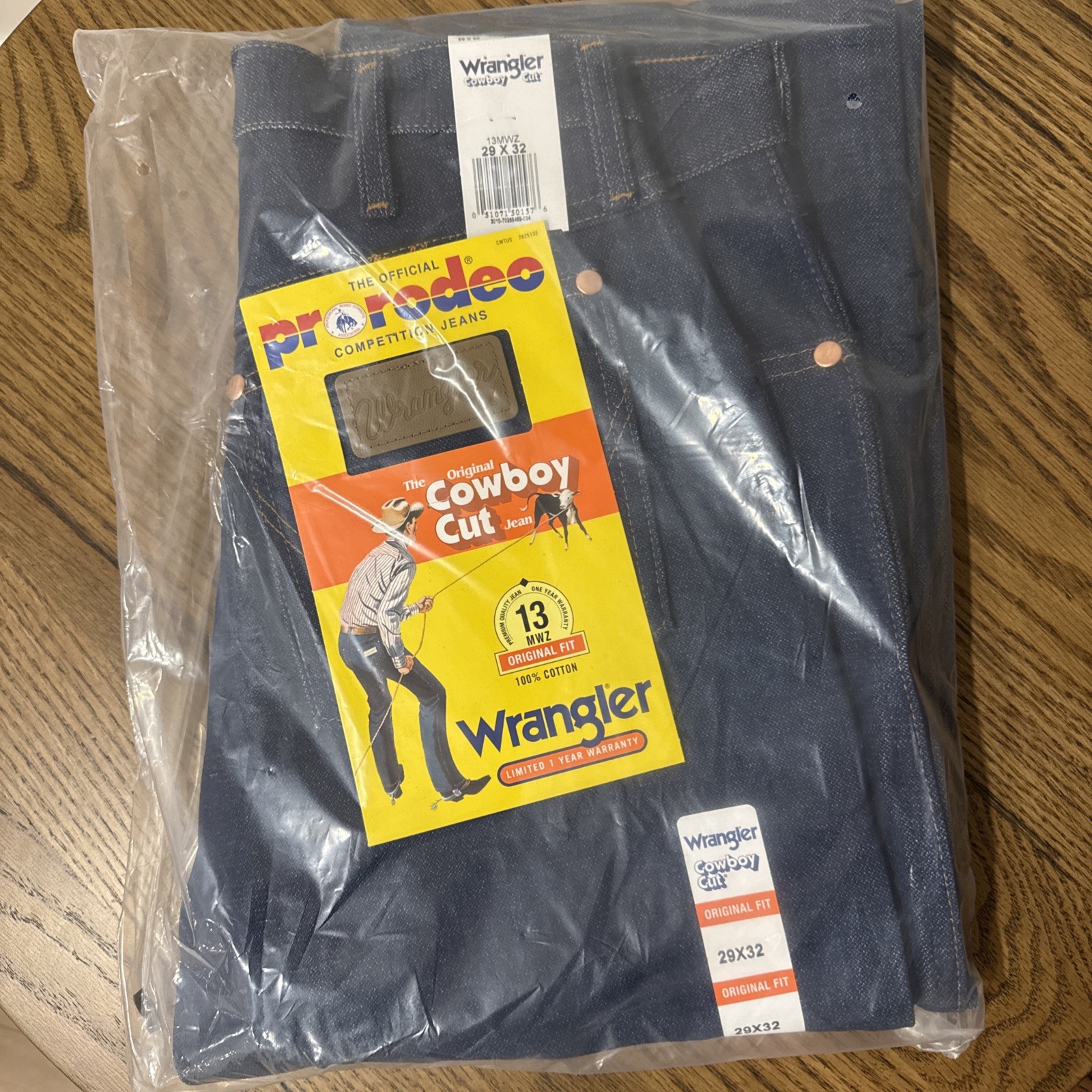 S Cowboy Cut 13mwz Rigid Indigo Denim Original Fit 29x32