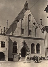 RPPC Tallinn Town Hall Tallinn Estonia vintage real photo postcard p768